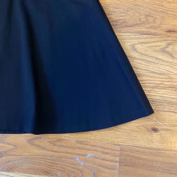 NWT Banana Republic 0P Black Fit & Flare Dress with Back Cutout - Picture 9 of 13